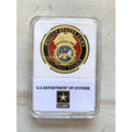 MP-Military Police Army Challenge Coin US Army. With Case Logo