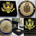 US MARINE CORPS - 5th MARINE REGIMENT Challenge Coin USA
