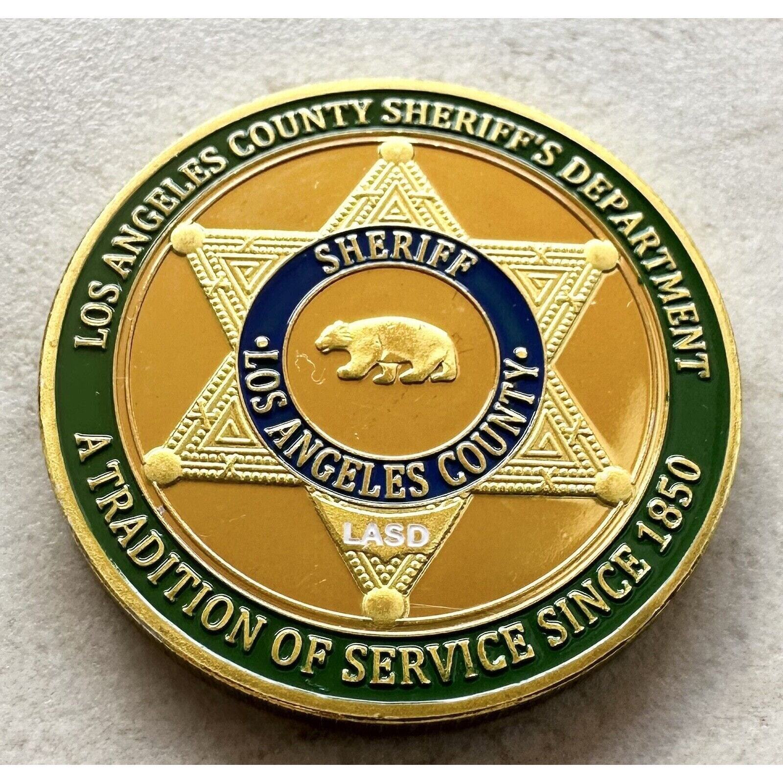 Los Angeles LA county sheriff LASD Police challenge coin