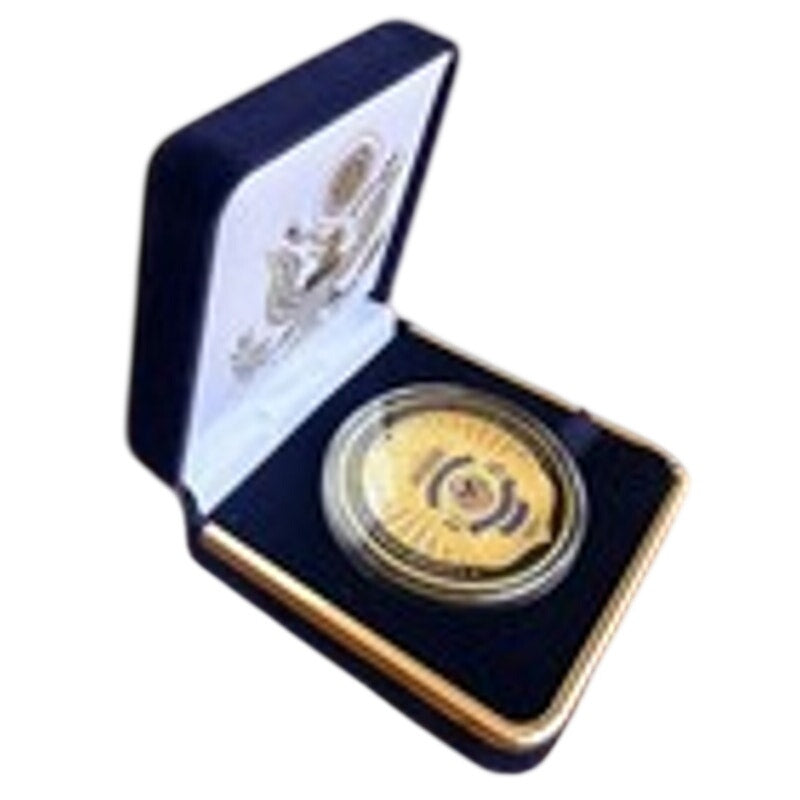 Department of Energy (DOE) Challenge Coin With Blue Velvet Case. Fast Shipping!