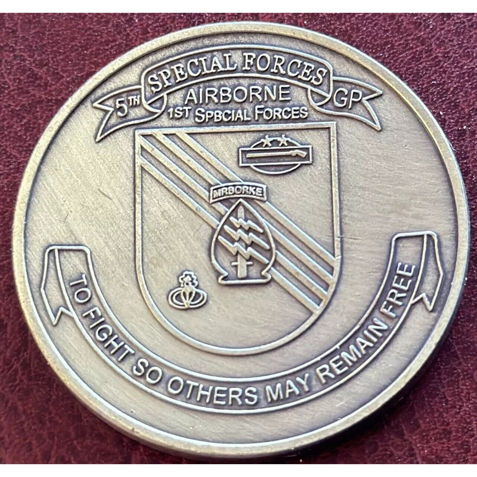 2pcs Army Rank Captain O-3 And Airborne Special Forces The Professional COIN