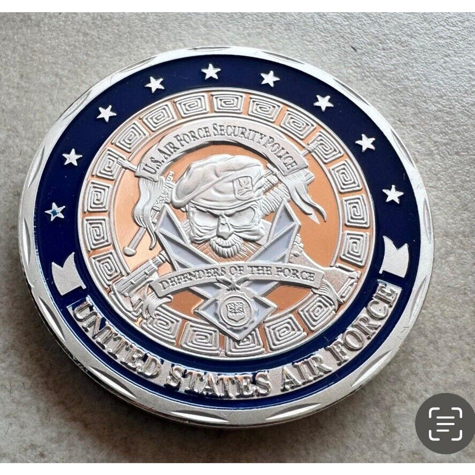 F-35 Lightning JSF USAF Air Force Navy Coin Topgun F-4 F-14 F-15 F-16