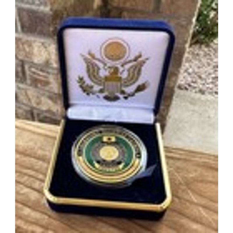 Department of Energy (DOE) Challenge Coin With Blue Velvet Case. Fast Shipping!