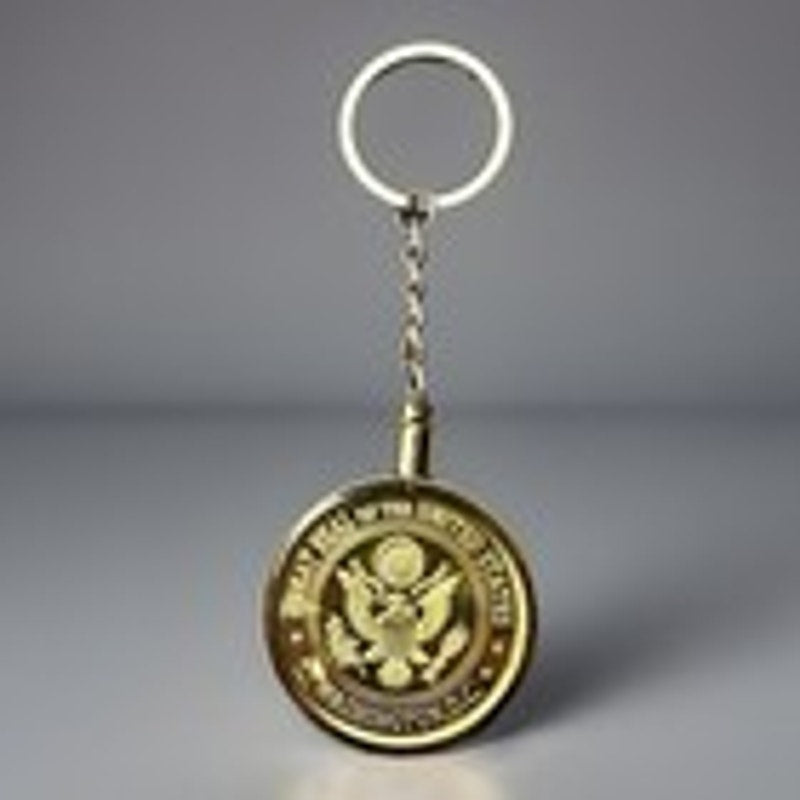 U S ARMY DELTA FORCE Challenge Coin Keychain. Fast Shipping!