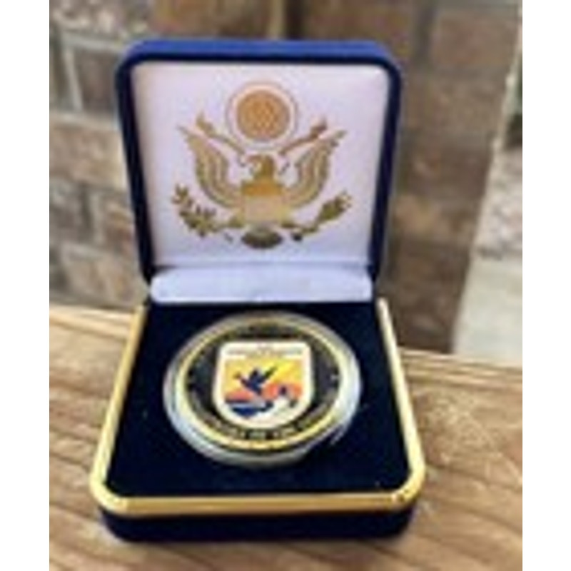 Department of Energy (DOE) Challenge Coin With Blue Velvet Case. Fast Shipping!