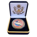 Department of Energy (DOE) Challenge Coin With Blue Velvet Case. Fast Shipping!