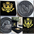 5TH GROUP Challenge Coin ARMY AIRBORNE SPECIAL FORCES "THE PROFESSIONALS" USA
