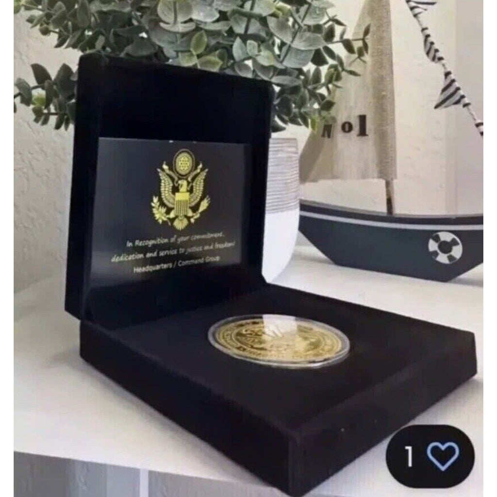 MP-Military Police Army Coin US Army With Retirement Award