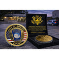 CITY OF BOSTON POLICE DEPT Challenge Coin w/ Retirement Award