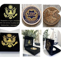 San Francisco SFPD POLICE DEPARTMENT Bronzed FINISH Challenge Coin, USA AF