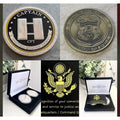 2pcs Army Rank Captain O-3 And Counter Intelligence Officer/. CHALLENGE COINS