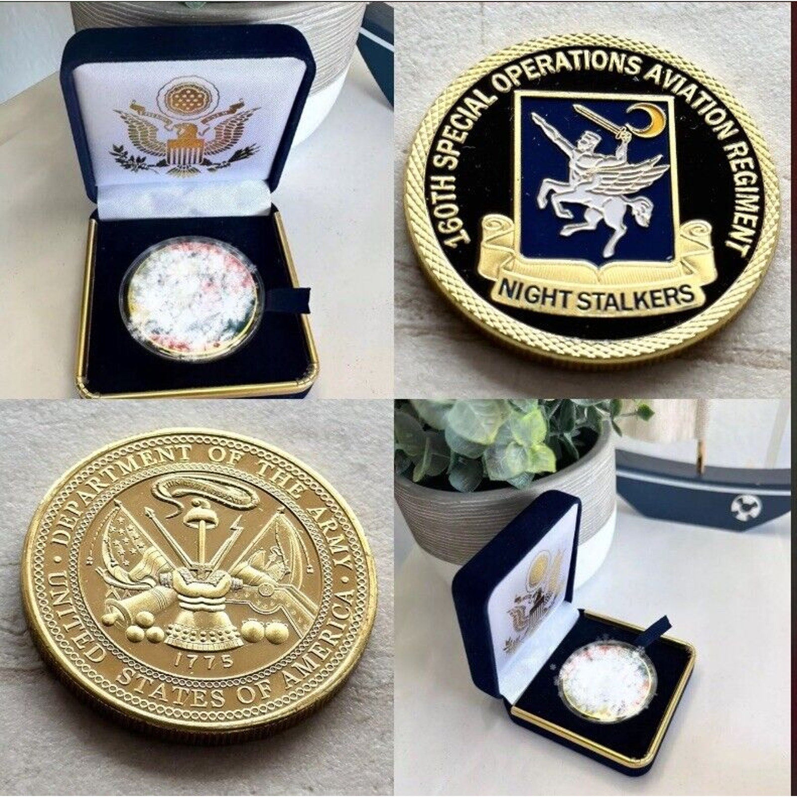 160th Special Operations Aviation RGT US Army SOAR Presidential Gift Box Coin