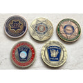 5 x Pcs Police officer badge challenge coin New. Fast Shipping