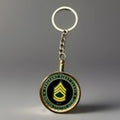 UNITED STATES ARMY E-7 SFC SERGEANT FIRST CLASS CHALLENGE COIN KEYCHAIN