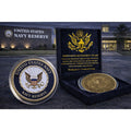 U S NAVY RESERVE Challenge Coin. New! Fast Shipping w/ Retirement Award