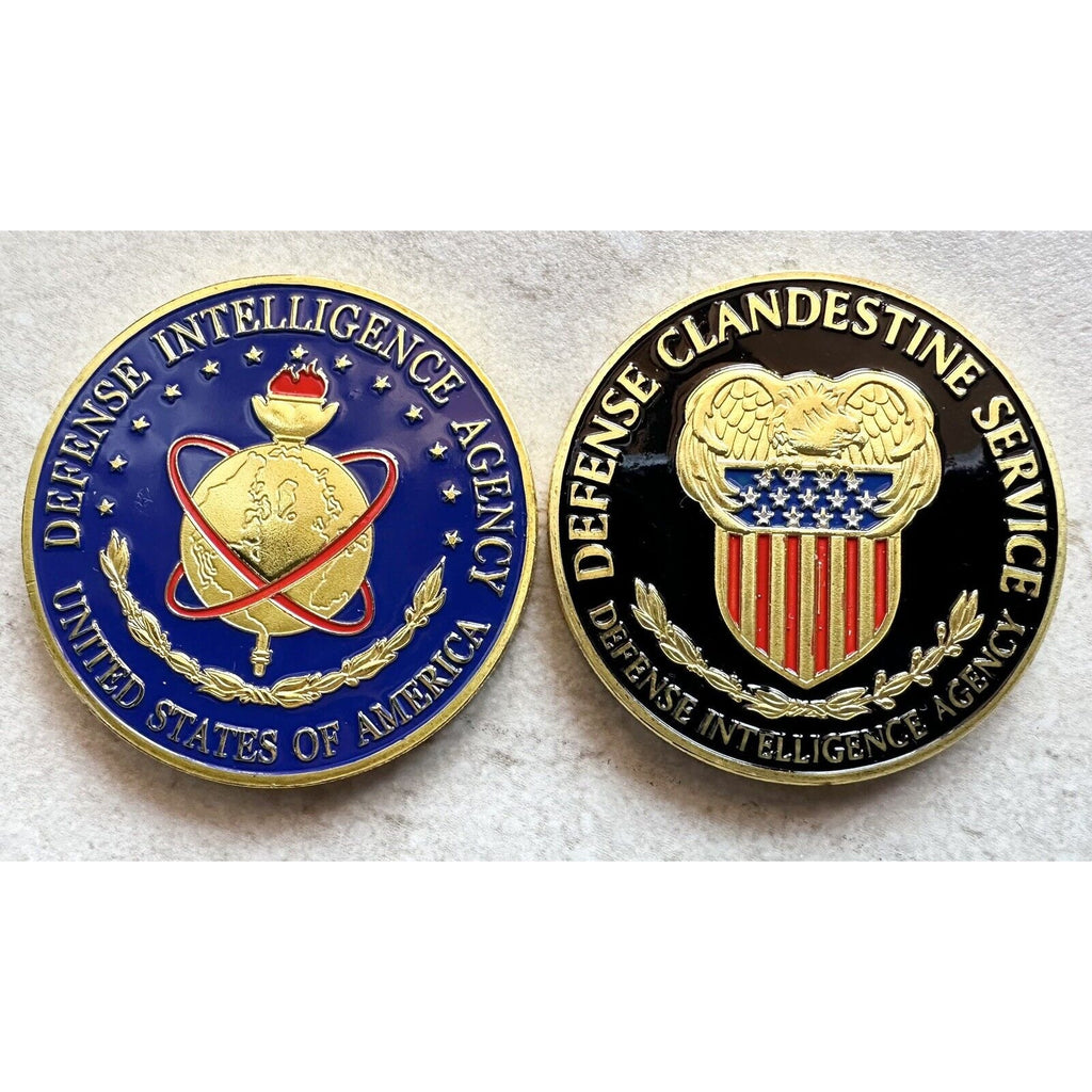 2Pcs USA Dod Spy military Intelligence Agency (DIA) & Defense Clandestine Service DoD DoW