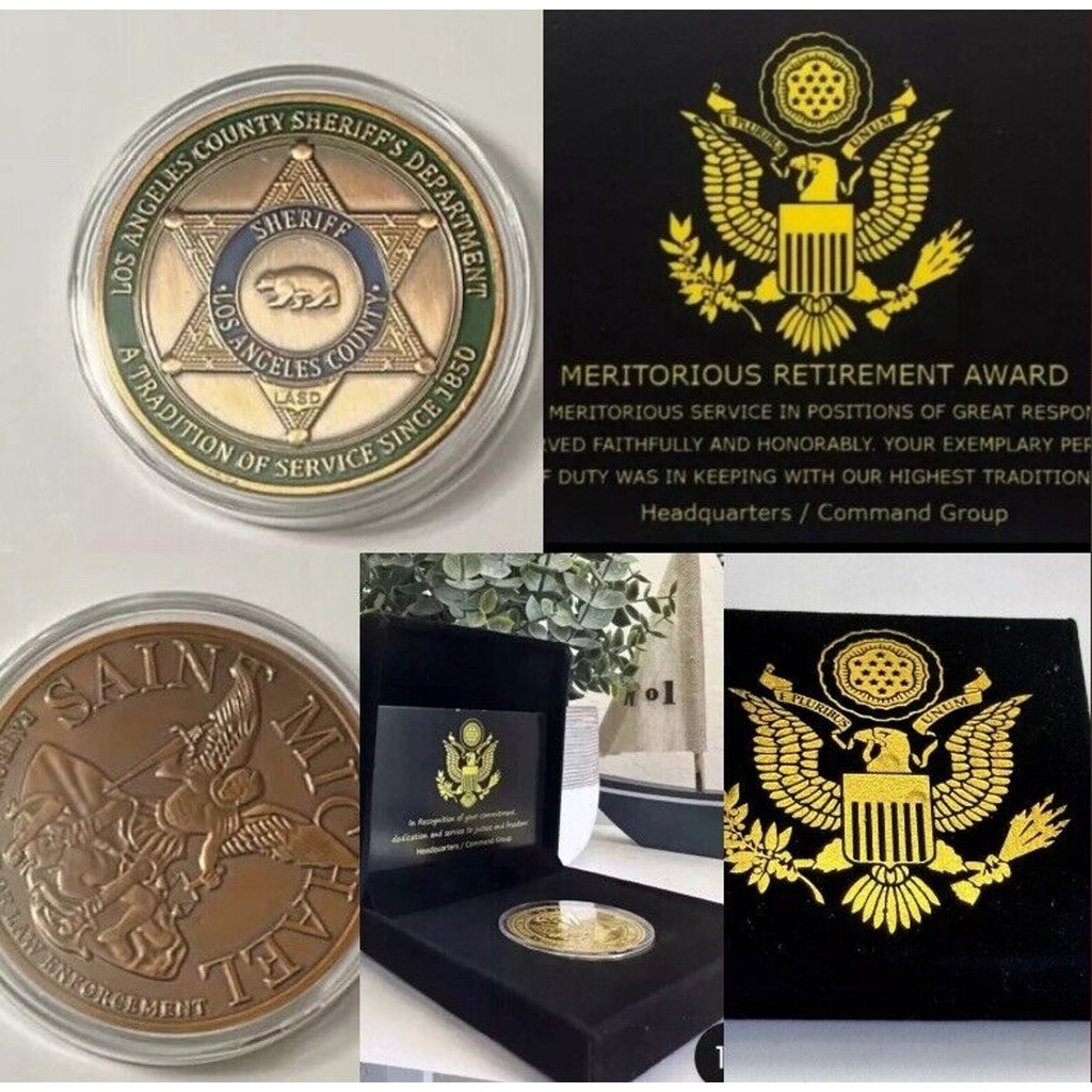 LA LOS ANGELES COUNTY SHERIFF DEPARTMENT Police With Retirement Award