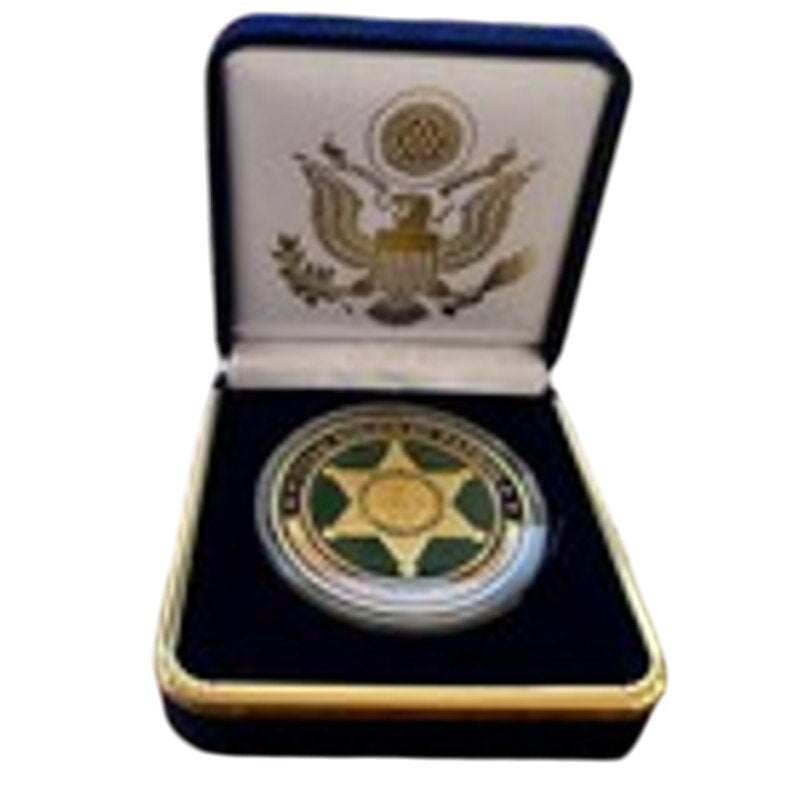 Department of Energy (DOE) Challenge Coin With Blue Velvet Case. Fast Shipping!