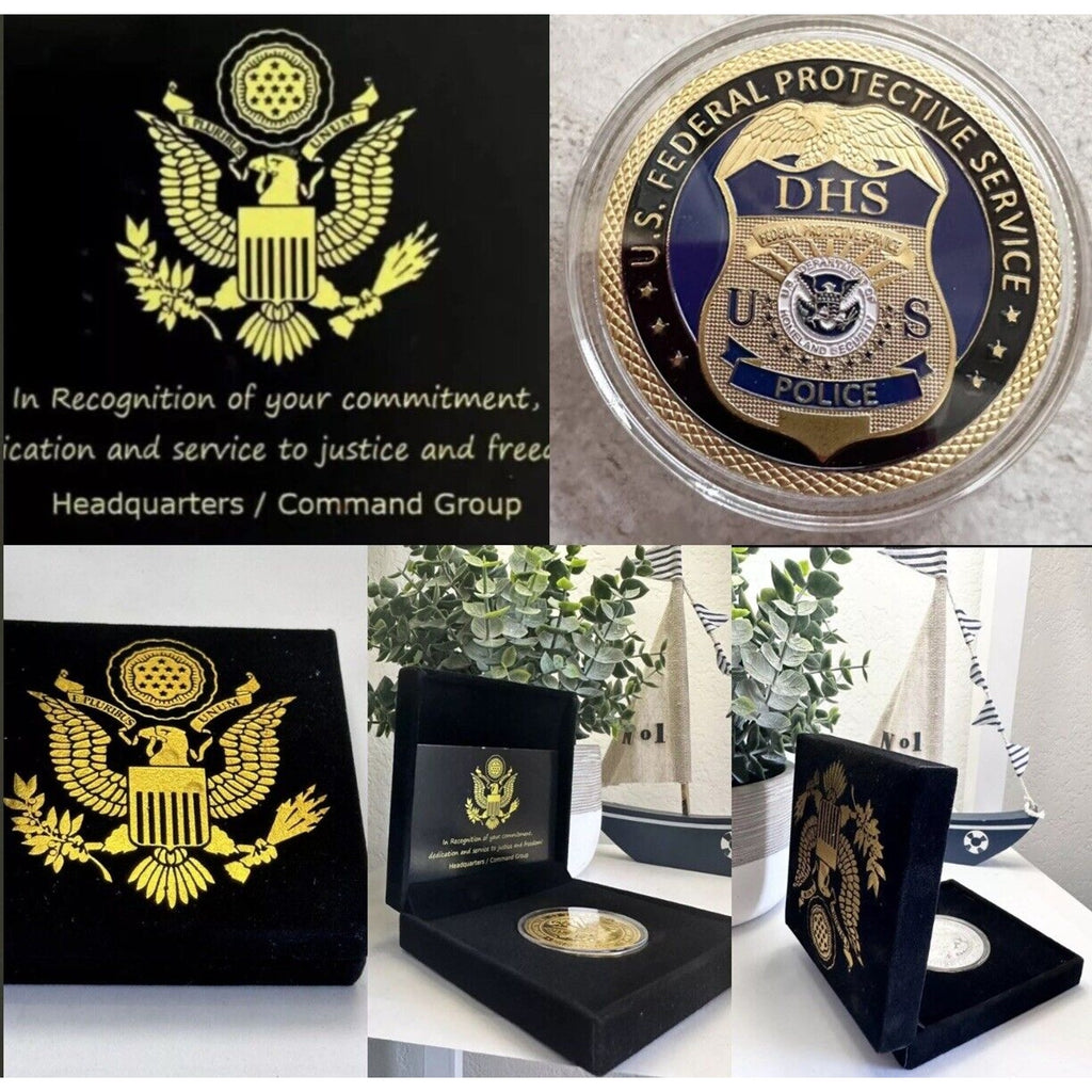 U S Federal Protective Service Police Office Dept Challenge Coin