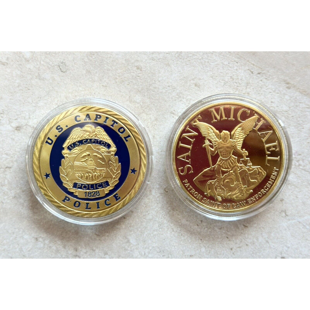 UNITED STATES US CAPITOL POLICEo Officer Challenge Coin