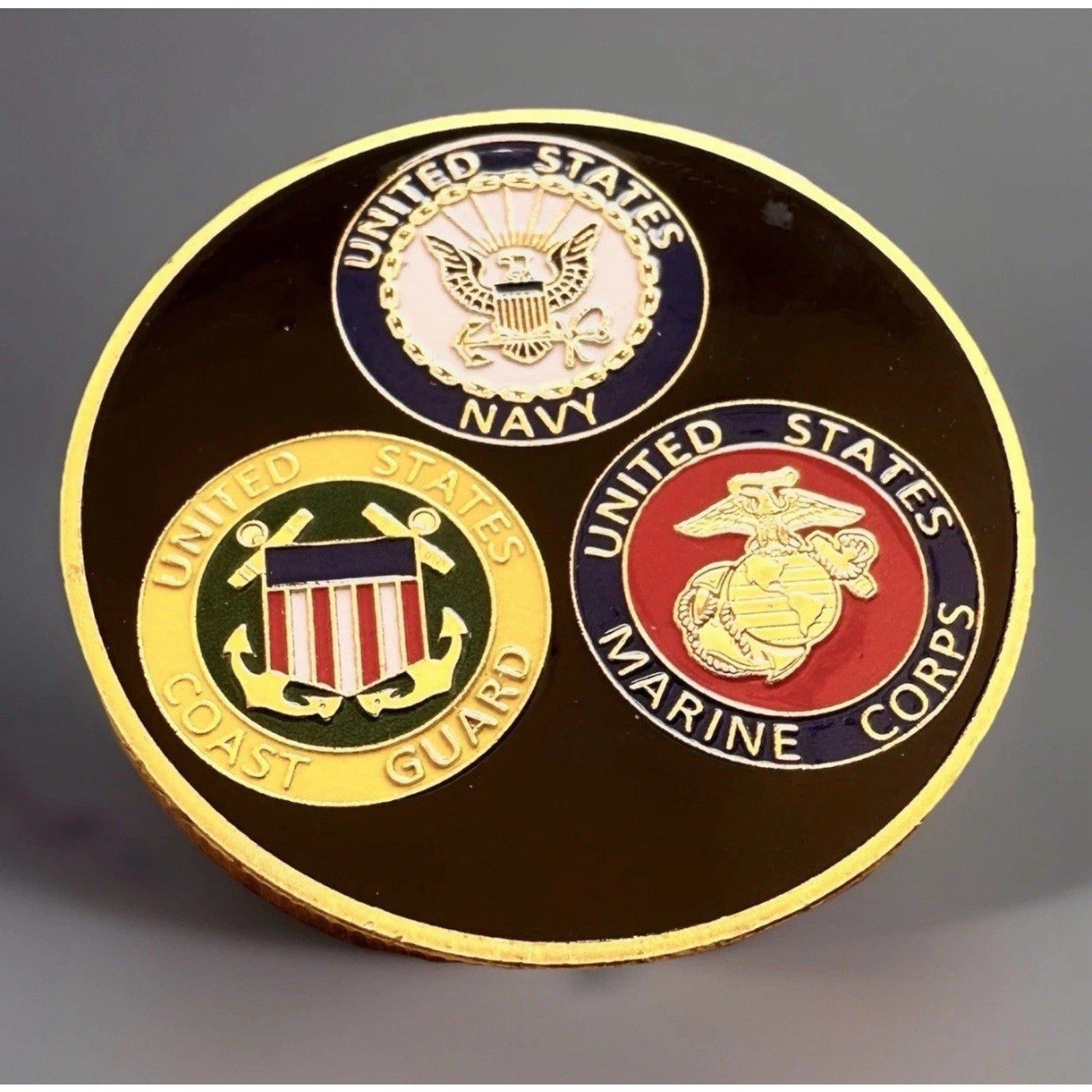 USN NAVAL AVIATOR GOLD WINGS PILOT TOP GUN NAVY USA w/ Retirement Award