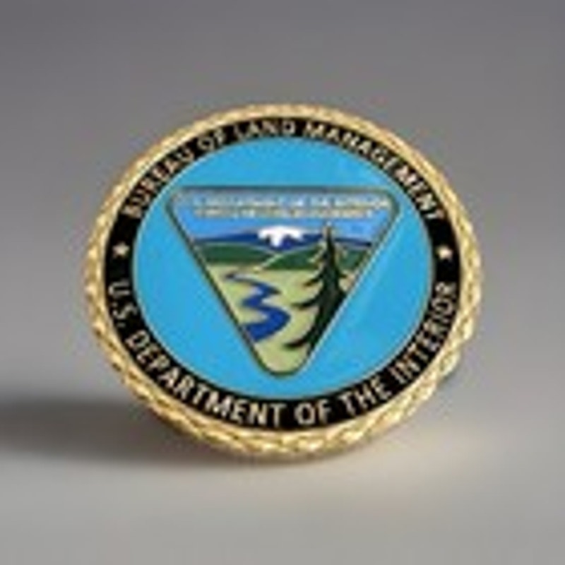 Department of Energy (DOE) Challenge Coin With Blue Velvet Case. Fast Shipping!