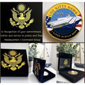 US NAVY Strike Aircraft Carrier - USS KITTY HAWK - CV-63 - Coin. USN