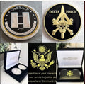 2pcs Army Rank Captain O-3 And US. D Delta Force Special Forces CHALLENGE COIN