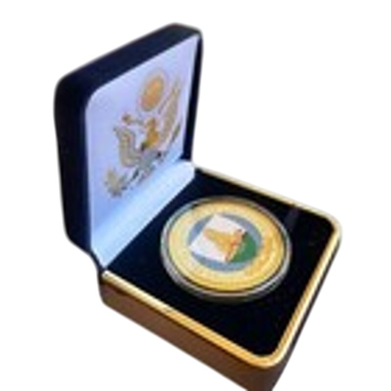 Department of Energy (DOE) Challenge Coin With Blue Velvet Case. Fast Shipping!