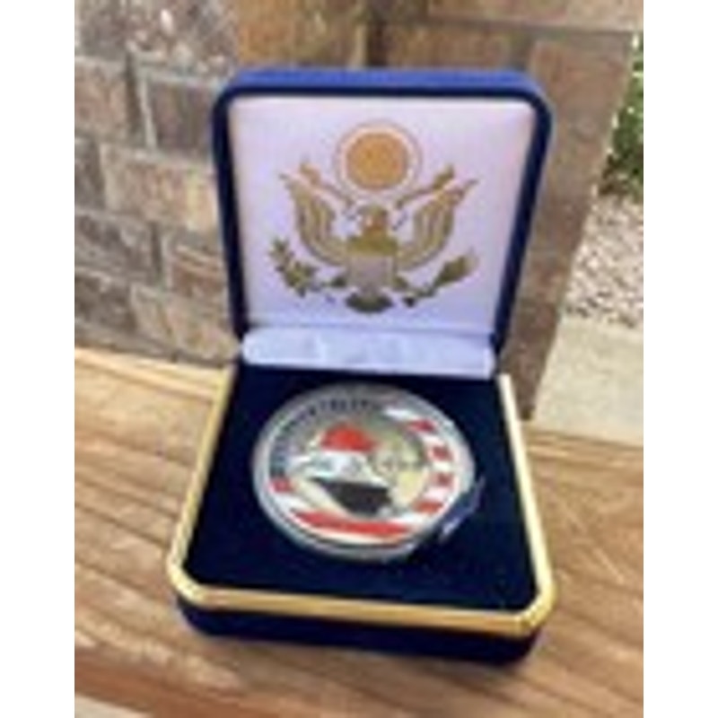 Department of Energy (DOE) Challenge Coin With Blue Velvet Case. Fast Shipping!