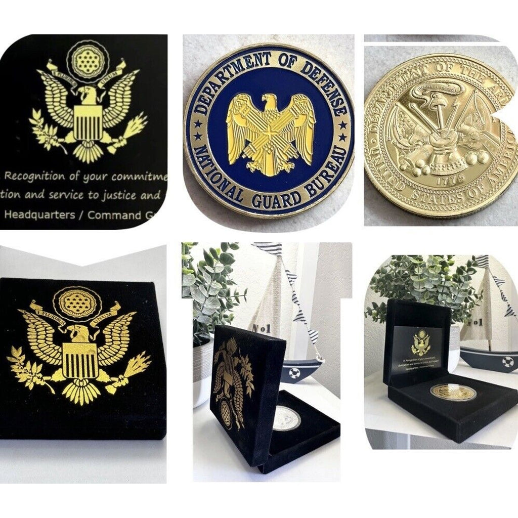 Department of Defense National Guard Bureau Challenge Coin USA
