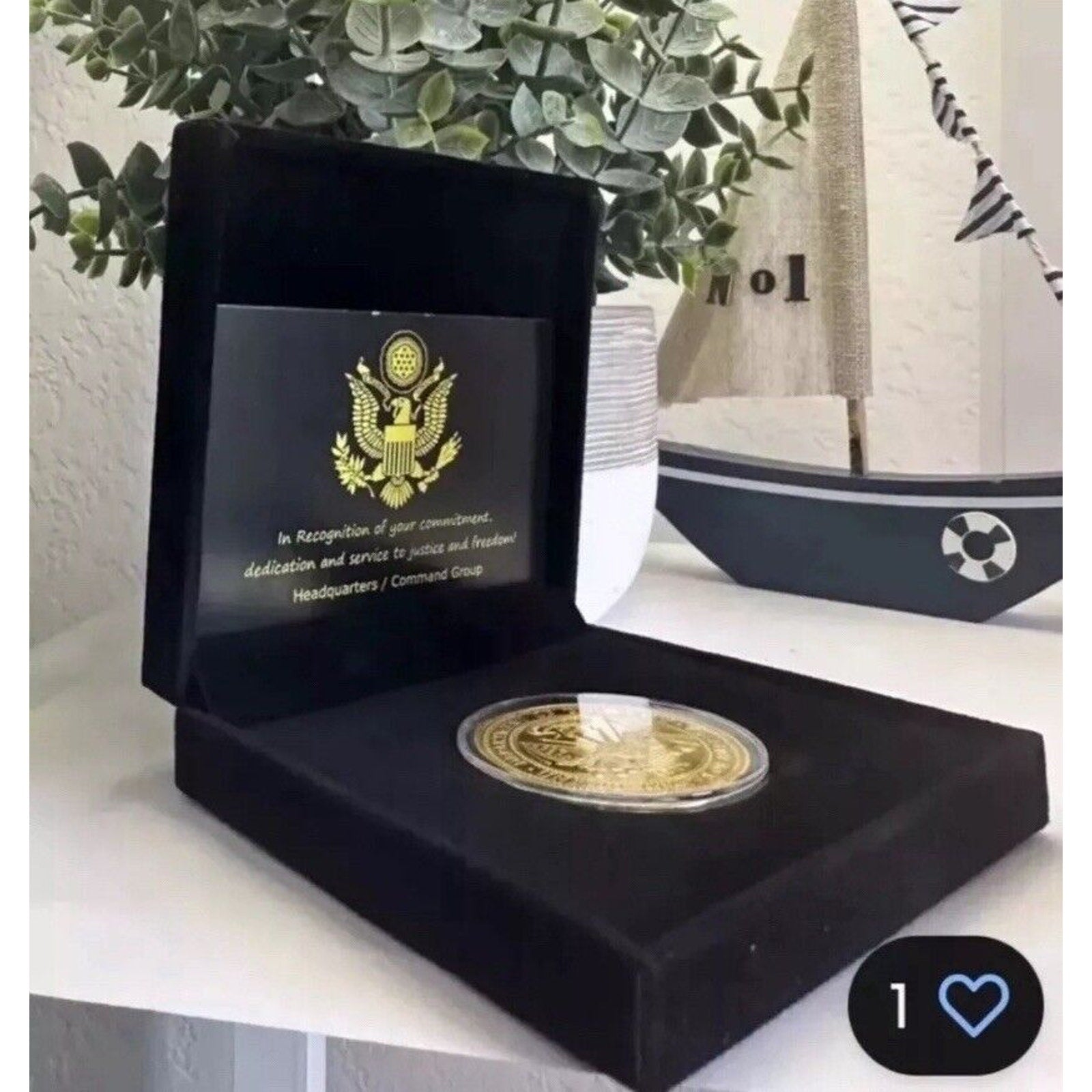 BOY SCOUTS OF AMERICA Challenge Coin With Retirement Award