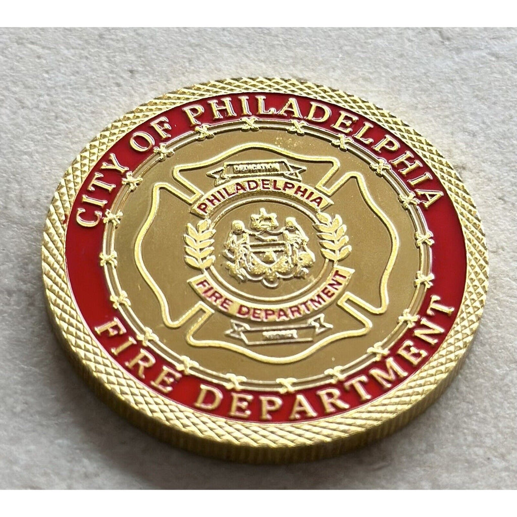 City Of PHILADELPHIA Fire Dept. Challenge Coin