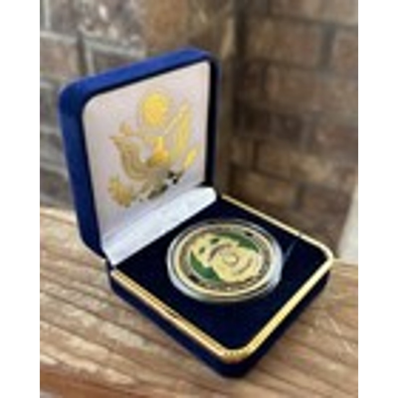 Department of Energy (DOE) Challenge Coin With Blue Velvet Case. Fast Shipping!