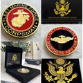 U.S.Marine Corps Fleet Marine Force FMF Corpsman USMC With Retirement Award