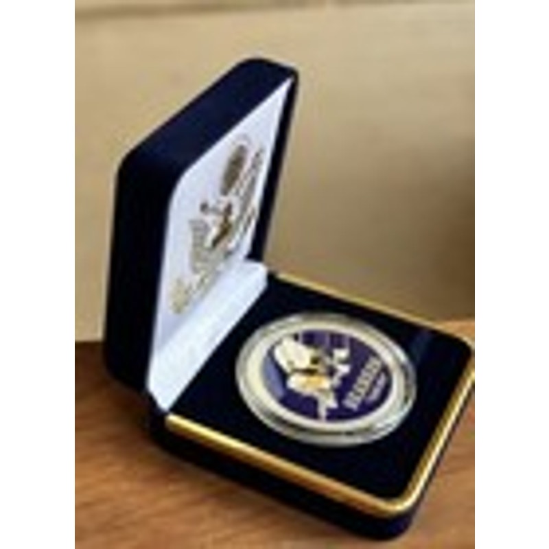 Department of Energy (DOE) Challenge Coin With Blue Velvet Case. Fast Shipping!