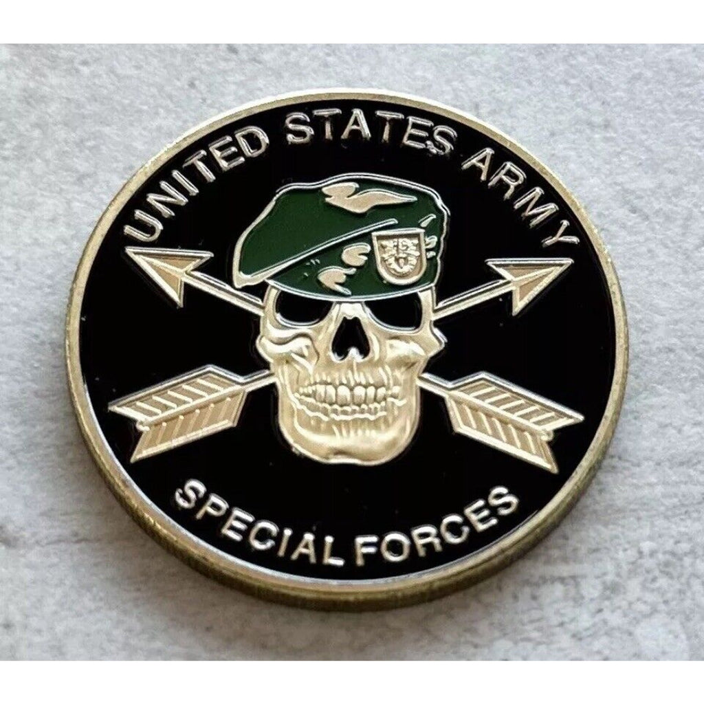 US Army 🇺🇸 SF Special Forces / Delta Group Challenge Coin Collector Set