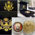 CID Criminal Investigation Division Command US Army Coin W /Retirement Award