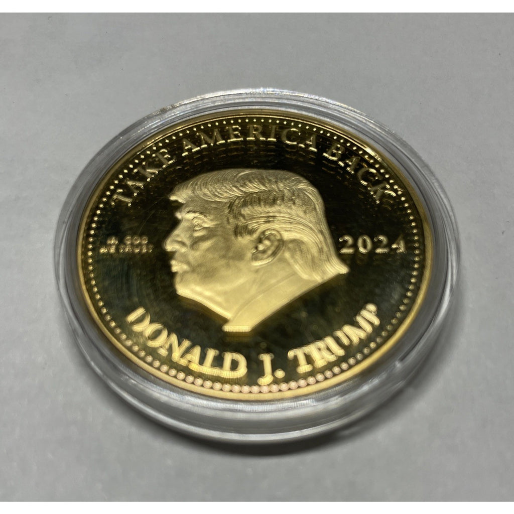 24k Gold Coin Donald Trump