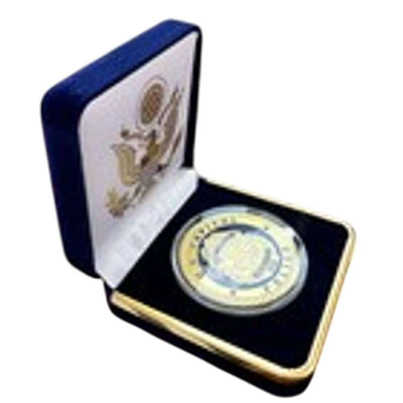 Department of Energy (DOE) Challenge Coin With Blue Velvet Case. Fast Shipping!