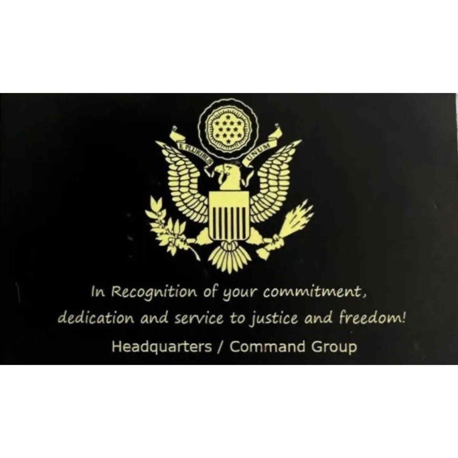 Central Intelligence Agency (CIA) Challenge Coin USA