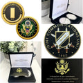 2pcs Army Rank 2LT 2nd O-2 And Joint Communications Unit Coin