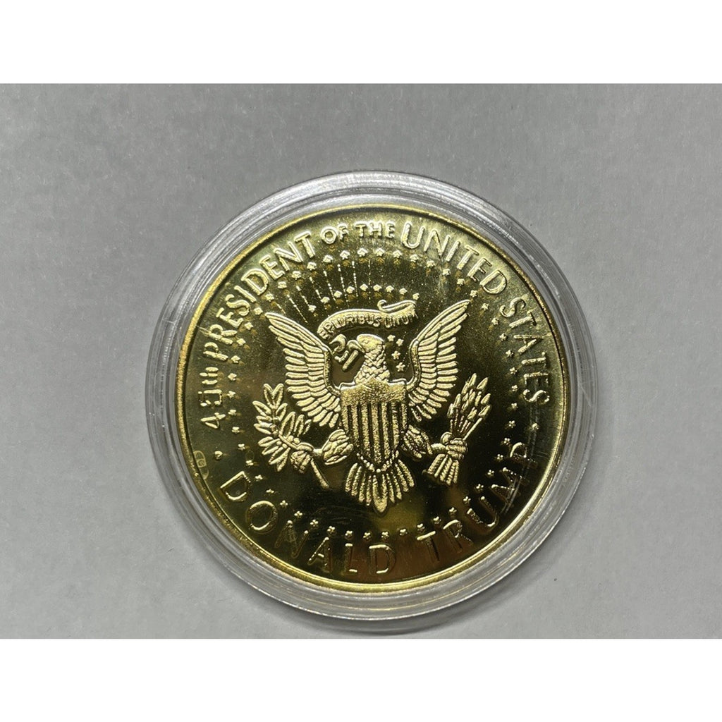 2024 President Donald Trump Commemorative Coin Take America Back Metal Coin Gold