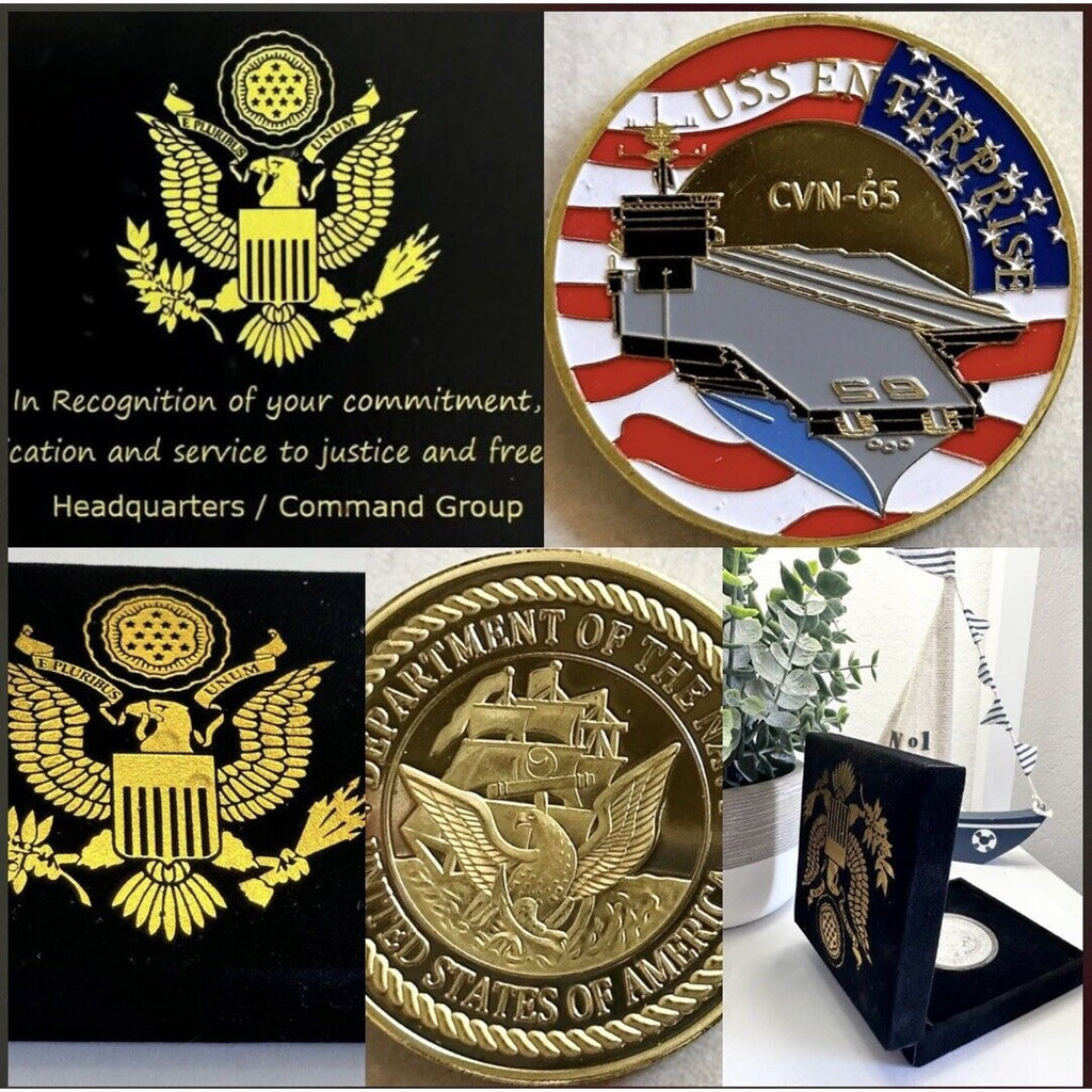 US NAVY - USS ENTERPRISE CVN-65 Challenge Coin USA