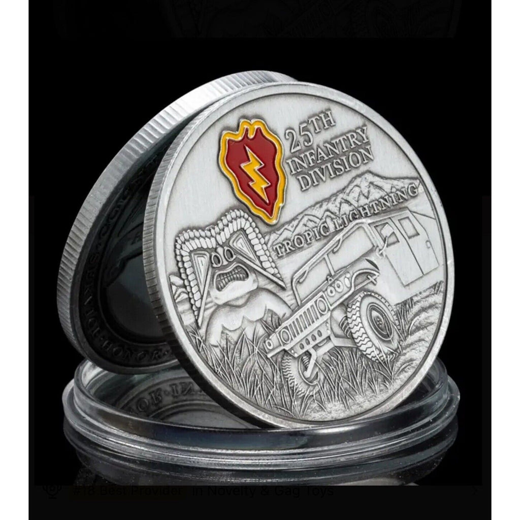 25th Light Infantry Division U.S.Army with Credential coin holder wallet