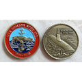 Rare USS Sealion APSS 315 Submarine Coin USN w/ Retirement Award