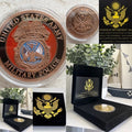 MP-Military Police Office Department Agent -Army With Retirement Award