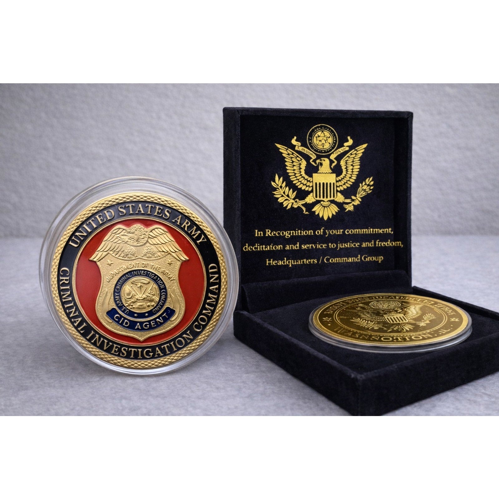 ARMY CID Criminal Investigation Division Spec Agent Command Archivement Arward
