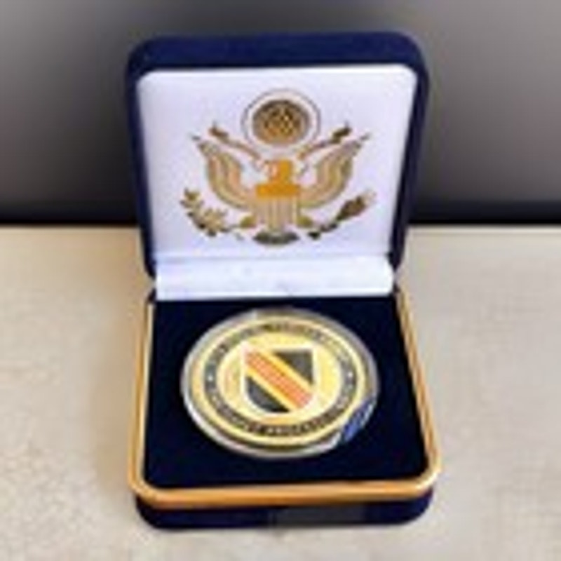 Department of Energy (DOE) Challenge Coin With Blue Velvet Case. Fast Shipping!