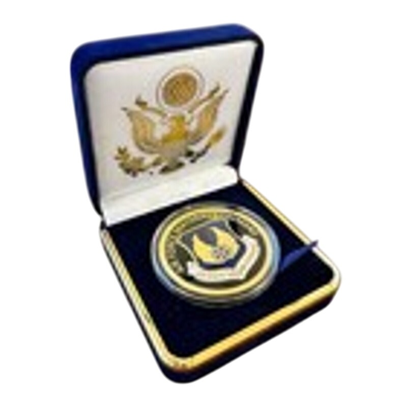 Department of Energy (DOE) Challenge Coin With Blue Velvet Case. Fast Shipping!